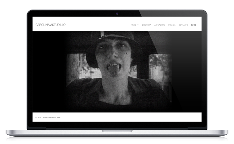 Carolina Astudillo - Filmmaker - Diseño Web