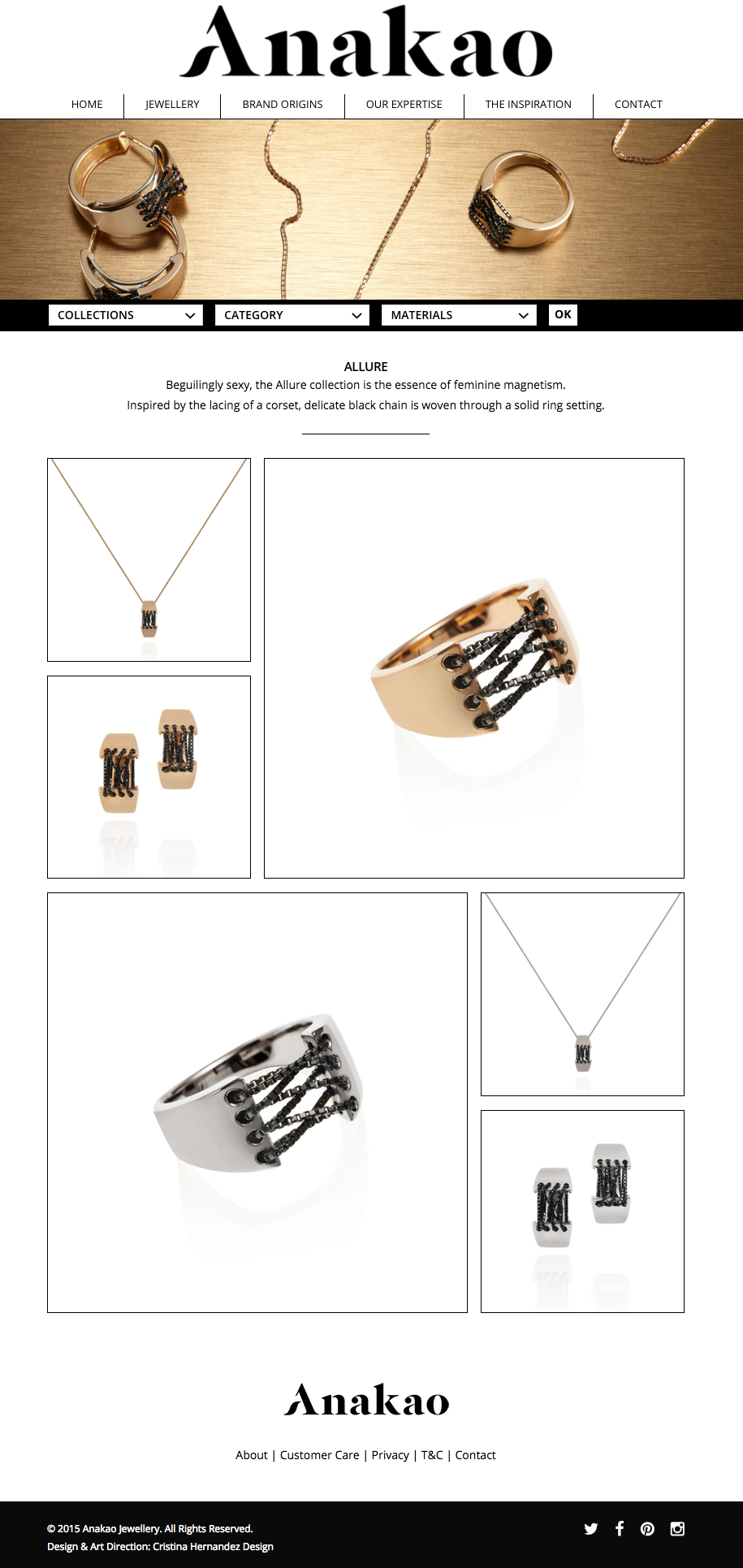 Anakao Jewellery - Website