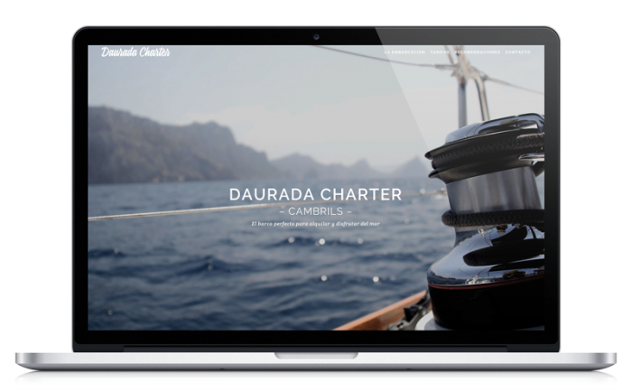 Daurada Charter - Alquiler de barco - Website