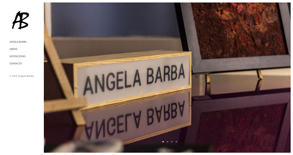 Ángela Barba - Website