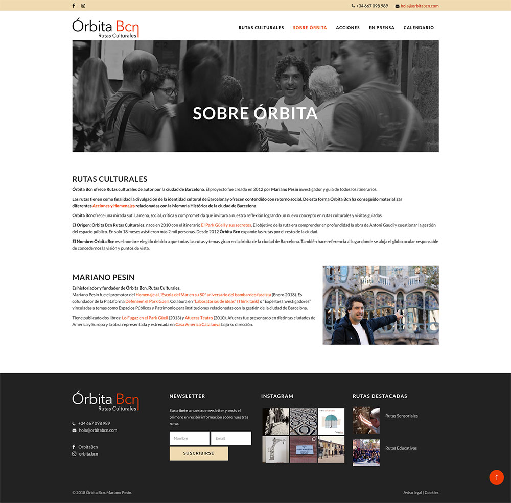 Órbita Bcn ★ Rutas Culturales por Barcelona ★ Website